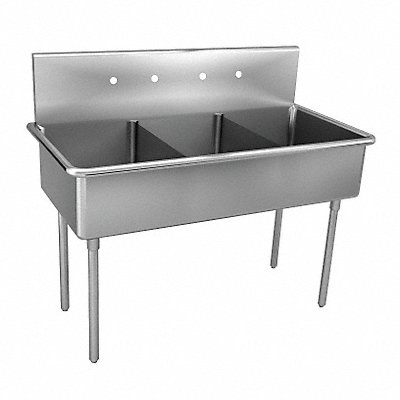 Just Scullery Sink Rect 18inx24inx12in