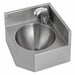 Just Corner Bath Sink Cir 10inx10inx5in