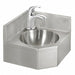 Just Corner Bath Sink Cir 10inx10inx5in