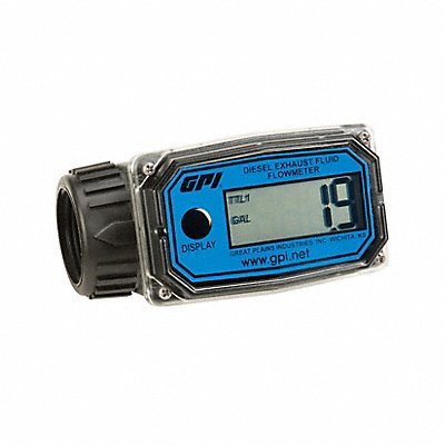 Flowmeter Electronic 1 3 to 30 gpm