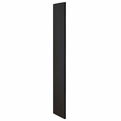 Locker End Panel 18x72 Black