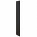 Locker End Panel 18x72 Black