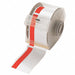 Printer Tape White/Red 100 ft L