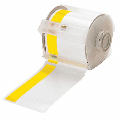 Printer Tape White/Yellow 100 ft L