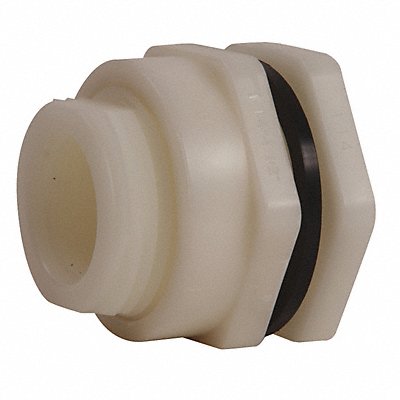 Bulkhead Tank Fitting EPDM 3 1/4 L Poly.