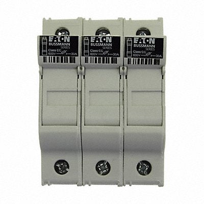 Fuse Block 0 to 30A Class CC 3 Pole