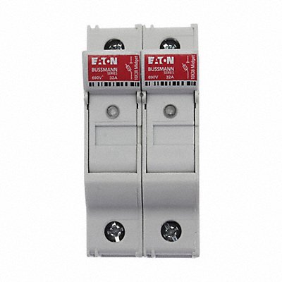 Fuse Block 0 to 30A Midget 2 Pole