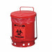 Biohazard Waste Container 15 in W