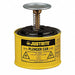 Plunger Can 1 pt. Steel Yellow