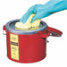 Swab Pail 6 Qt. Steel Red