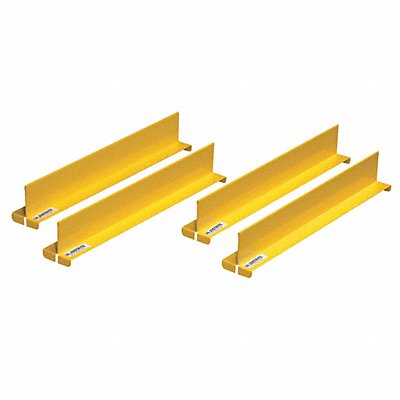 Shelf Divider Set 2-1/32 in W Steel