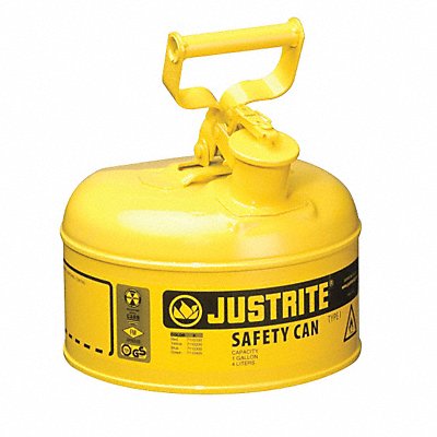 Type I Safety Can 1 gal Yellow 11In H