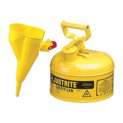 Type I Safety Can 1 gal Yellow 11In H