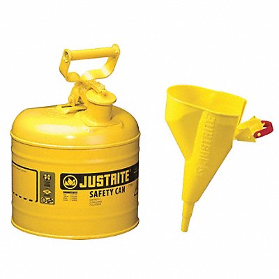 Type I Safety Can 2 gal Ylw 13-3/4In H