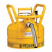 Type II DOT Safety Can Yellow 12 in H