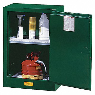 Safety Cabinet Pesticide 35In 12gal Grn