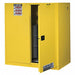 K3030 Flammable Cabinet Vertical 2X30 gal YLW