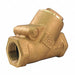 Y Swing Check Valve Bronze 1-1/2 FNPT