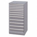 Mod Drwr Cab 59-1/2 H 12 Drwr Light Gray