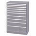 Mod Drwr Cab 59-1/2 H 10 Drwr Light Gray