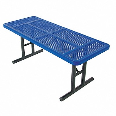 Picnic Table 96 W x30 D Blue