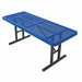 Picnic Table 96 W x30 D Blue