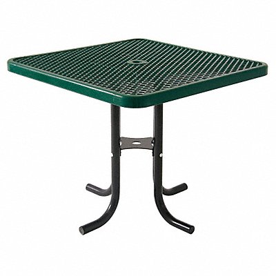 Picnic Table 36 W x36 D Green