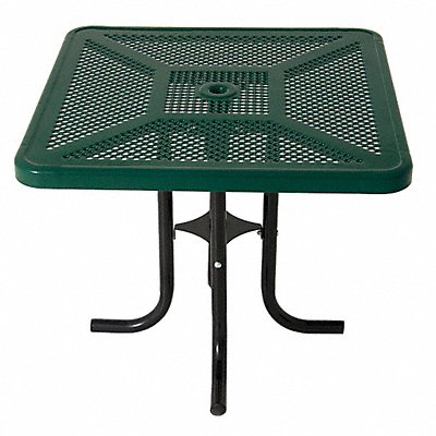 Picnic Table 36 W x36 D Green