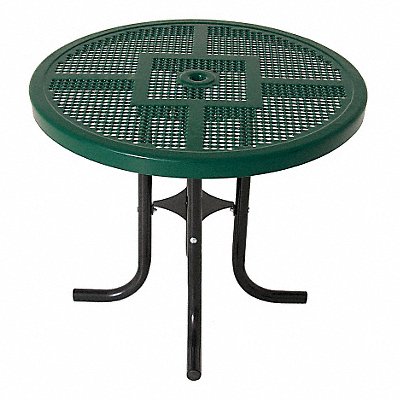 Picnic Table 36 Dia Green