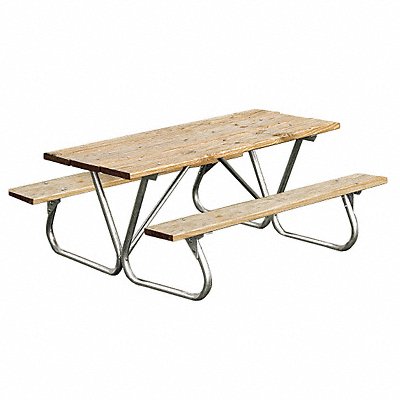 Picnic Table 72 W x68 D Woodtone