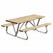 Picnic Table 72 W x68 D Woodtone