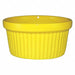 Fluted Ramekin 3 oz Cap. Yellow PK36