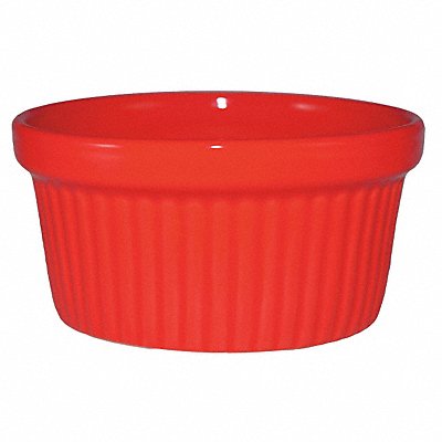 Fluted Ramekin 3 oz Cap. Red PK36