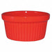 Fluted Ramekin 3 oz Cap. Red PK36