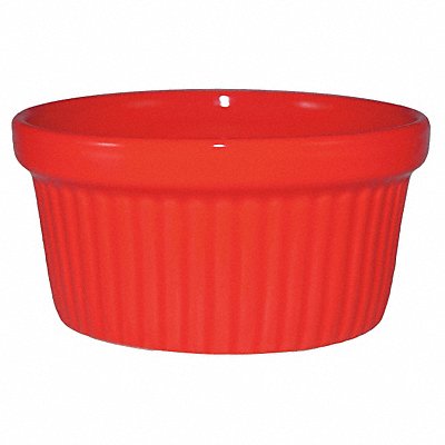 Fluted Ramekin 4 oz Cap. Red PK36