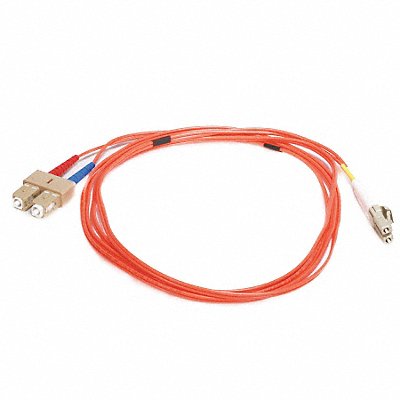 Fiber Cord Duplex LC SC 2m Orange