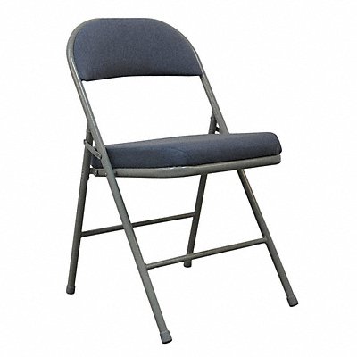 Folding Chair Blue/Gray 300 lb.