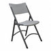 Folding Chair Blow Molded Gray 300 lb.