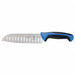 Santoku Knife 7 in Blade Blue Handle