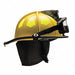 Fire Helmet Yellow Fiberglass