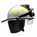 Fire Helmet White Fiberglass