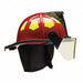 Fire Helmet Red Fiberglass