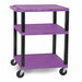 Utility Cart 300 lb Cap. Resin 2 Shlvs