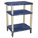 Utility Cart 300 lb Cap. Resin 3 Shlvs