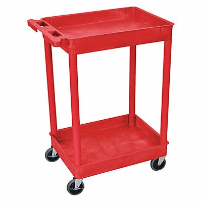 Utility Cart 300 lb Cap. PE 2 Shelves