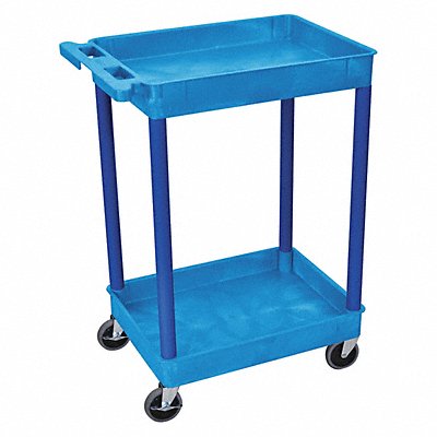 Utility Cart 300 lb Cap. PE 2 Shelves