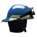 Fire Helmet Blue Thermoplastic