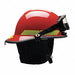 Fire Helmet Red Thermoplastic