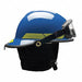 Fire Helmet Blue Fiberglass