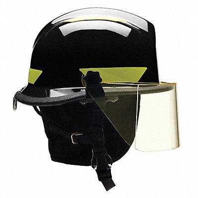 G8579 Fire/Rescue Helmet Black Thermoplastic